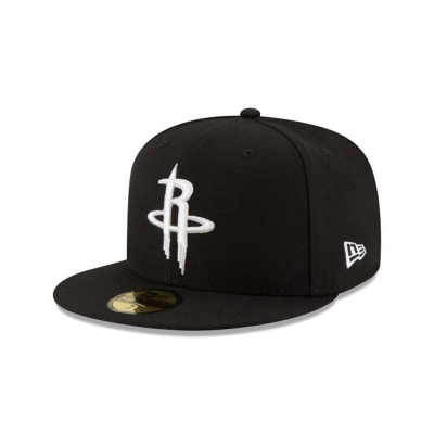 Houston Rockets Gorra | New Era NBA 59fifty Fitted Cap Mexico - Negros